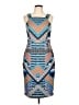 Karen Millen Graphic Blue Cocktail Dress Size 10 - photo 1