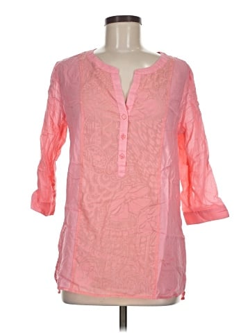 7th Avenue Design Studio New York & Company 3/4 Sleeve Blouse (view 1)