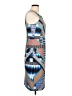 Karen Millen Graphic Blue Cocktail Dress Size 10 - photo 4