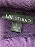 I.N. Studio Solid Purple Casual Dress Size L - photo 7
