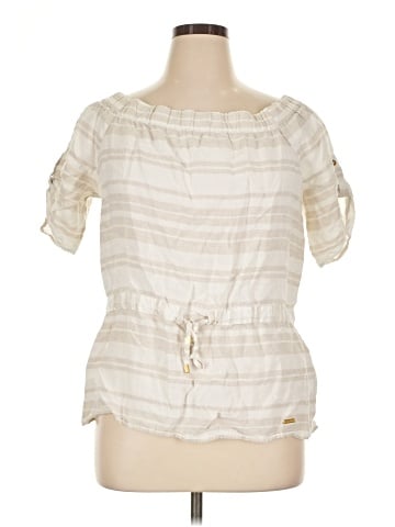 Ellen Tracy Short Sleeve Blouse (view 1)