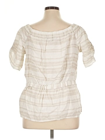 Ellen Tracy Short Sleeve Blouse (view 2)