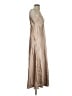 Glam Metallic Tan Cocktail Dress Size S - photo 4
