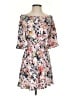 Lulus 100% Rayon Print Pink Casual Dress Size S - photo 1
