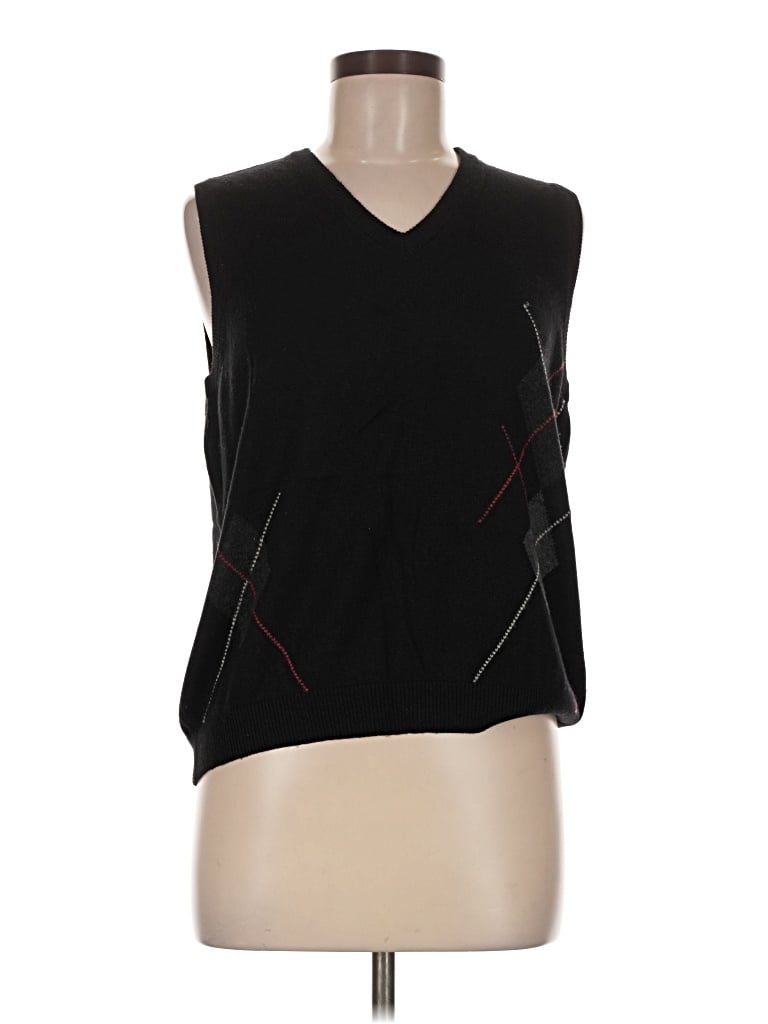 Pre-owned Tail Sweater Vest In Black