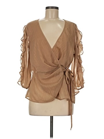 New York & Company 3/4 Sleeve Blouse (view 1)