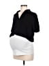 H&M Mama Black Short Sleeve Blouse Size Med Maternity - photo 1