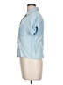Sim & Sam 100% Rayon Blue Short Sleeve Blouse Size L - photo 5