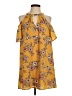 Blue Rain Yellow Casual Dress Size S - photo 1
