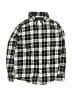 Janie and Jack 100% Cotton Plaid Black Long Sleeve Button-Down Shirt Size 4 - photo 1