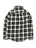 Janie and Jack 100% Cotton Plaid Black Long Sleeve Button-Down Shirt Size 4 - photo 2