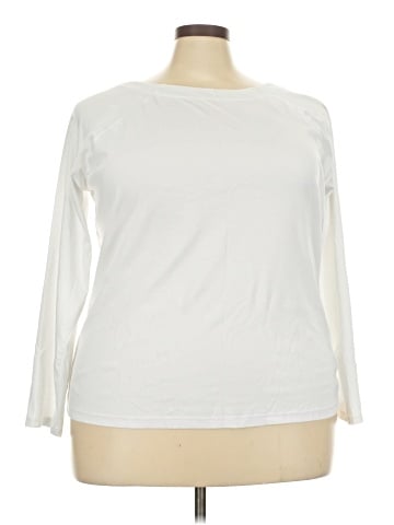 Lauren by Ralph Lauren 3/4 Sleeve T-Shirt (view 1)