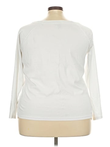 Lauren by Ralph Lauren 3/4 Sleeve T-Shirt (view 2)