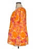 Sami & JO 100% Polyester Tie-dye Orange Short Sleeve Blouse Size 1X - photo 5