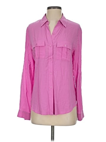 a.n.a. A New Approach Long Sleeve Blouse (view 1)