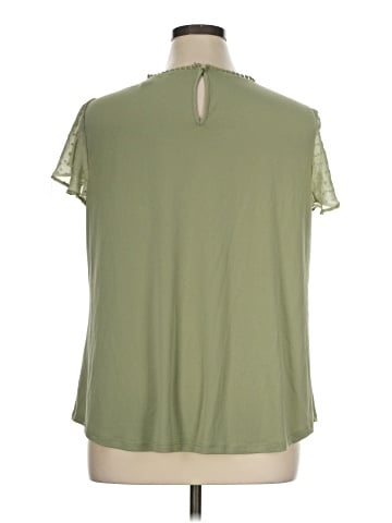Adrianna Papell Short Sleeve Blouse (view 2)