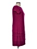 Muse Solid Burgundy Cocktail Dress Size 8 - photo 4