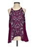 Lily White 100% Polyester Burgundy Sleeveless Blouse Size S - photo 1