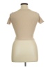 One Step Up Tan Short Sleeve Turtleneck Size XL - photo 2