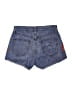 Sandrine Rose Hearts Blue Denim Shorts Size 25 waist - photo 2