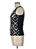 Bisou Bisou 100% Cotton Silver Sleeveless Top Size L - photo 5