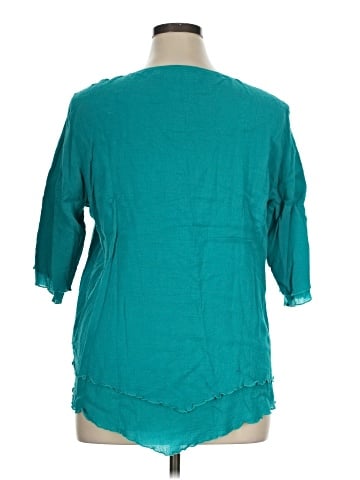 Soft Surroundings 3/4 Sleeve Top (view 2)