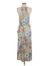 BCBGeneration Paisley Gray Casual Dress Size M - photo 2