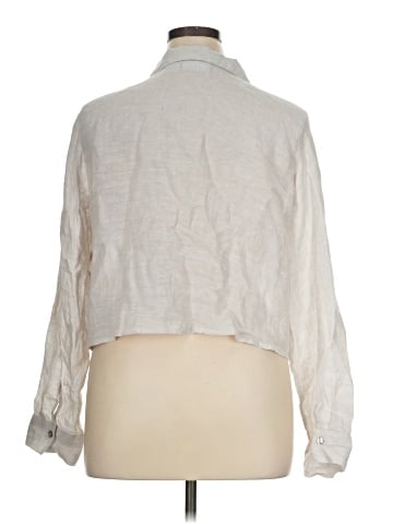 Cynthia Rowley TJX 3/4 Sleeve Button-Down Shirt (view 2)