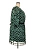En Focus Studio Chevron-herringbone Green Casual Dress Size 18 - photo 4