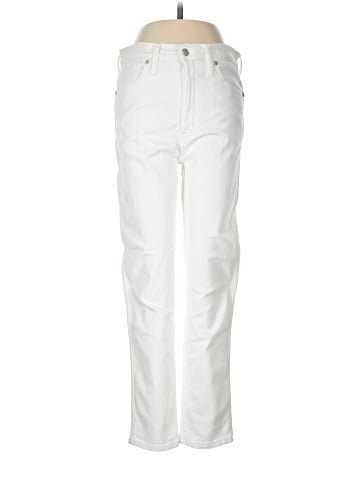Madewell Stovepipe Jeans in Pure White (view 1)