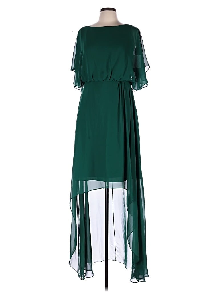 Pre-owned Jenny Packham Casual Dress In Green