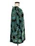 Veronica M. Print Teal Blue Casual Dress Size M - photo 4