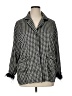 Lena 100% Polyester Houndstooth Black 3/4 Sleeve Blouse Size XL - photo 1