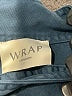 Wrap 100% Cotton Blue Trenchcoat Size 4 - photo 6