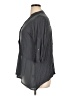 August Silk Gray 3/4 Sleeve Button-Down Shirt Size XL - photo 5