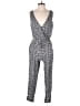 Ella Moss 100% Rayon Print Gray Jumpsuit Size S - photo 1