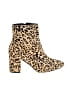 Halogen Animal Print Multi Color Gold Ankle Boots Size 9 1/2 - photo 1