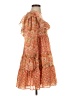 Glamorous 100% Polyester Paisley Orange Cocktail Dress Size XS - photo 4