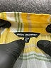 Unique Spectrum 100% Polyester Stripes Yellow Short Sleeve Blouse Size XL - photo 7