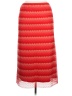 Chelsea & Violet 100% Polyester Chevron-herringbone Red Formal Skirt Size L - photo 2
