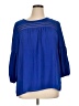 Counterparts Blue 3/4 Sleeve Blouse Size XL - photo 1
