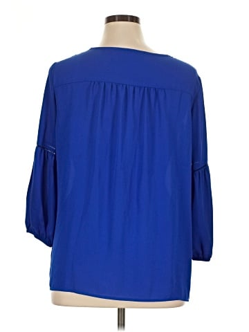 Counterparts 3/4 Sleeve Blouse (view 2)