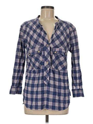 Étoile Isabel Marant 3/4 Sleeve Button-Down Shirt (view 1)