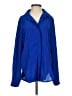 Shein 100% Polyester Blue Long Sleeve Blouse Size 4 - photo 1