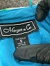 Morgan & Co. 100% Polyester Tie-dye Blue Cocktail Dress Size 5 - photo 7