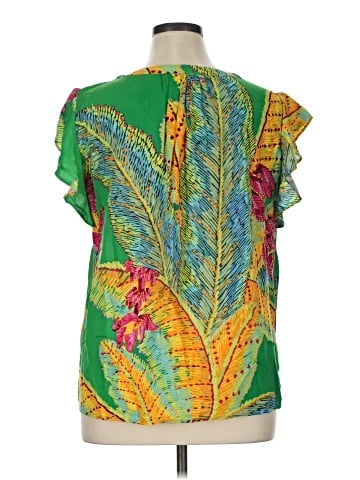 Cynthia Rowley Short Sleeve Blouse (view 2)