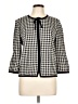 St. John Collection Houndstooth Ivory Jacket Size 12 - photo 1