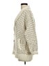 L.L.Bean 100% Lambswool Ivory Wool Cardigan Size M - photo 5