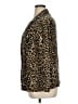 Rafaella 100% Cotton Animal Print Gold Blazer Size 1X - photo 5