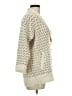 L.L.Bean 100% Lambswool Ivory Wool Cardigan Size M - photo 4